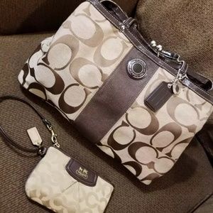 Coach Purse and Wristlet